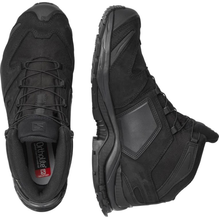 Botas Tácticas Salomon Xa Forces Mid GTX EN Hombre Negros | MX PISW091